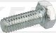 Hexagon head screw M6x20mm, 8.8 zinc plated