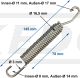 Side Stand Spring XT500, Non-German models, size see drawing