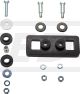Mounting Kit for Taillight Bracket on Fender (for taillight bracket WITH indicator mounting)