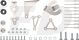 Kit de fixation pour boite à air art. 28621 (tôles int., ext., caoutchoucs, vis, etc...)