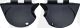 Side Panel Set, ABS (stiffer than OEM) black coloured through, can be painted, left for side panel lock, right for end muffler with flame box, 1 pair