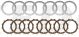 BARNETT Clutch-Set complete (8 Kevlar-Friction Disks, 7 Steel Discs)