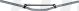 Alu-Lenker 'Cross' flach, leicht gekröpft (Strebe geschraubt), titanfarben, (BxHxT) 812x80x92mm, Innendurchmesser 14mm
