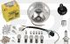 Complément de kit Powerdynamo comprenant optique, GEL-batterie, ampoule, klaxon, petites pièces