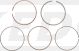 KEDO/ATHENA piston ring set 88.00mm, suitable for item 31358
