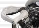 Pare mains nylon ACERBIS RALLY BRUSH, blanc, la paire (kit fixation pour guidon alu 22mm)
