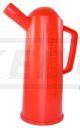 Hünersdorff Oil Can, 1l with Spout (Scale in 50ml-Steps, Oil and Acid-Resistant Polypropylene)