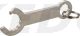 Schlüsselanhänger Edelstahl, Werkzeug für 10mm / 13mm Außensechskant und Kapselheber, Abm. ca. 70x23mm