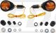 Bar End Indicator Set, Black, 1 Pair, 'E'-Marked (Bulb: BAY9S 12V/21W Halogen, Spare Part see Item 41066)