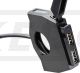 USB-Socket in Handlebar Switch-Look with USB-Port 2.4A max, suitable for 22mm & 1' handlebars, width 13,5mm