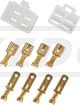 4-Way Connector/Housing-Set with Snap-In Nose incl. 2x4 Connectors Type 250