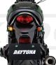 Daytona LED-Indicator D-Light SOL, metal housing dim. approx. LxWxH 47x25x30mm, orange glass, e-approved, M8 thread, 1 pair, 12V