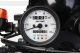 Daytona 'Mechanica II' Mini Speedometer, 140km/h display, 60mm diameter, black housing, white dial, 4 pilot lights, LED illumination, 6-12V