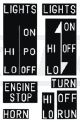 Lenkerschalter-Beschriftungs-Set YAMAHA (universal)