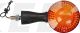 Replika-Blinker vorn, Gewindelänge 28mm, Blinkerglas außen klar/innen matt, inkl. 12V/21W Leuchtmittel BA15S (für 6V siehe Art. 41003), 1 Stück, e-geprüft