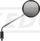 Spiegel rechts internationale Version (EU/US), verchromt, Durchmesser Spiegelfläche 106mm , Spiegelarm ca. 240mm, e-geprüft (OEM)