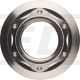 Hinterrad-Achsmutter Edelstahl mit Flansch, ohne Verdrehsicherung M16x1.50 (EN 1.4401)