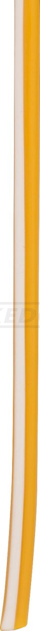 KABEL, 1 Meter 0.75qmm gelb-weiß (gelbes Kabel mit weißem Strich)