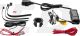 Daytona Traveller-Kit USB-A, kompl. Zusatzkabelbaum mit 5V/3A, 9V/3A, 12V/2.5A USB-Steckdose (QC 30W) , ca. 2m mehrtlg. Kabelbaum + Lenkerklemme