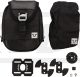 LegendGear Zusatztasche 1.5L, Black Edition, inkl. T-Lock Haltesystem, wasserdichter Überzug, Abm. ca. 19x14x5cm