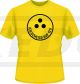 T-Shirt 'Ich sch*** auf 12V', Size M, colour yellow with black print, 100% cotton (approx. 160g/m2)