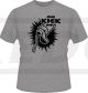 T-Shirt »ONE KICK ONLY« , grau, Größe M - XXL, Regular Fit, Farbe: sports grey, Aufdruck: schwarz, 100% Baumwolle (180g/m²)