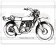 Art print by Ingo Löchert 'XT500 First Model', b/w digital print on poster paper, Size approx. 50x70cm