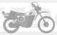 XT500'77 Sticker, stylised '77 model, silver, size approx. 185x108mm, 1 piece
