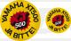 Eintopfkraft-Aufkleber »XT500 JA BITTE«, Durchmesser 50mm oder 80mm, 1 Stück