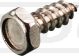 Sheet Metal Screw Stainless Steel 4.8x13mm, with external hexagon AF 8mm, for fastening of the Sebring db-killer