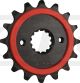 16T Sprocket, two-sided rubberised for noise reduction