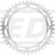 42T Replica Rear Sprocket, steel, with genuine XT500 look, suitable for 520 type chain