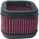 K&N High Flow Air Filter YA-1100, OEM Replacement, Street Legal