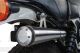 KEDO X-Trapp 3'-Silencer, 6 discs, aluminium end cap, incl. connector pipe and clamp, brushed surface (Not Street Legal)