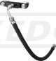 KEDO Twin Feed Oil Kit 'Classic BlackLine', with textile-braided oil line (black) and black anodized cnc-milled aluminium distributor block