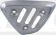 Replika Schutzblech Flammbox unten, Edelstahl poliert