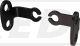 Front Indicator Bracket, 1 pair, stainless steel black coated, suitable for mini and LED indicators with M6 or M8 bolts, suitable for lower yoke
