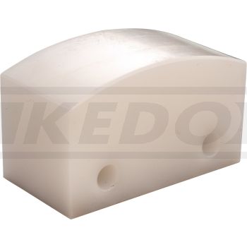 Schleifblock Kettenspanner, abgerundete Form, Lochabstand 30mm, OEM-Vergleichs-Nr. 2N0-22178-00