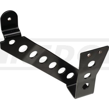 Kettenführung (unterer Kettenschutz an Schwinge), Edelstahl schwarz beschichtet, M6-Gewinde vorn, M5 hinten, OEM-Vergleichs-Nr. 1U6-22318-00-33