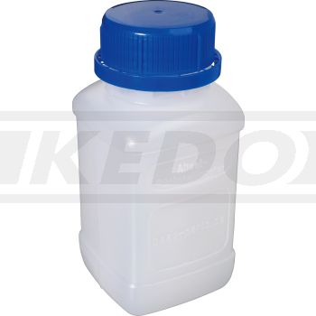 Ölflasche 250ml, für die Reise/Notfall - zum Abfüllen der eigenen Ölsorte, Kunststoff transparent zur Füllstandskontrolle