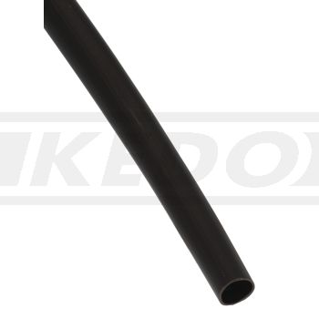 6mm Isolierschlauch 1m (schwarz, Dauerwärmebeständigkeit: 90°)