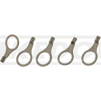 10mm Ringöse, 5 Stück, für 0.75qmm Kabel - ideal, um ein Massekabel an die M10-Blinkerstange anzuschließen