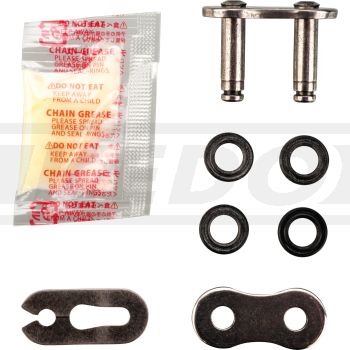 Clip-Kettenschloss RK 520XRE (XW-Ring), silbergrau
