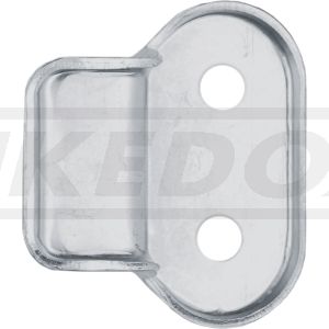 Halteblech Sitzbank vorn (Replika), Länge der Nase ca. 17mm, OEM-Vergleichs-Nr. 322-24748-00