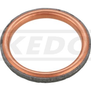 HD Krümmerdichtung, OEM-Vergleichs-Nr. 3GD-14613-00, Kupferring mit Composite- Material gefüllt, 38.8x49.7x5.8mm, komprimierbar für beste