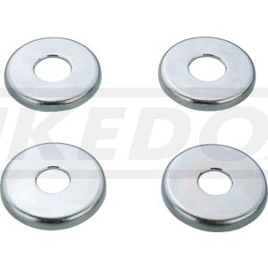 Geschüsselte U-Scheibe Lenkerhalter unten & oben, 4 Stück (2x oben, 2x unten), OEM-Vergleichs-Nr. 90209-10142, 90209-12143