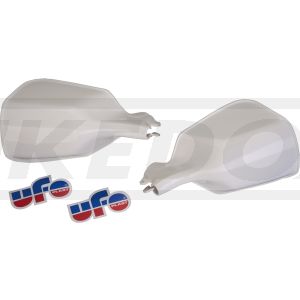 Vintage Handguard 'Drumbrake', white, 1 pair (UFO)