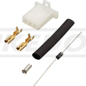 Electrical Connection Set ( Instrument Lighting) for Accessory Tachometer, incl. diode for '+'-lead and instructions