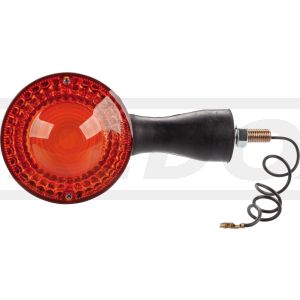 XT250/500 Blinker vorn/hinten, schwarz, e-Prüfzeichen, Gewindelänge 28mm, benötigtes Leuchtmittel BA15S - 41003 (6V)/ 41004 (12V)