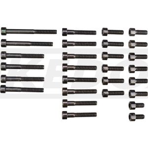 M6-Innensechskant-Schrauben-Set Motorgehäuse zum Zusammenbau von Ölwanne, Kurbelgehäuse, Öllabyrinth, Ölleitung, Kabelführung, schwarz